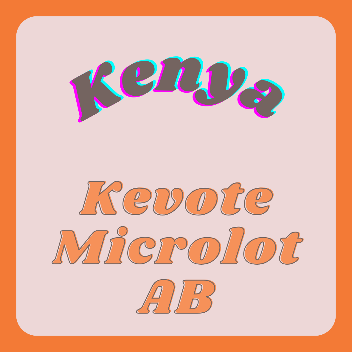 Kenya Kevote Micro Lot AB